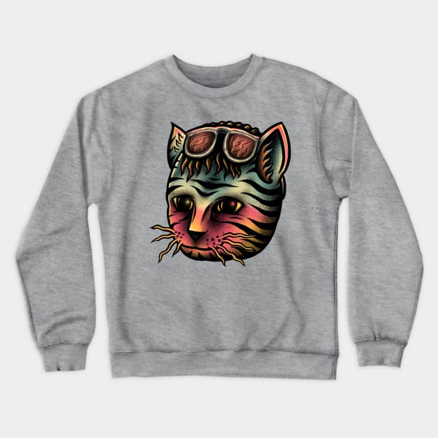 My Kitty Cat Crewneck Sweatshirt by barmalisiRTB